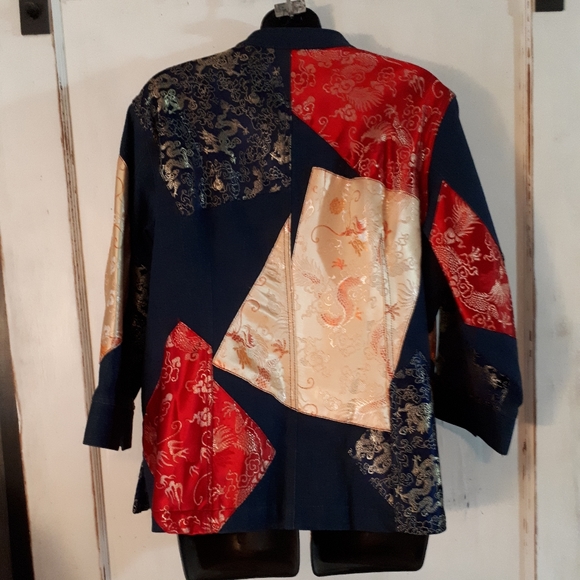 Nygard Sport Oriental Inspired Demin Jacket Large - Picture 5 of 8